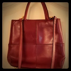 Eiienne Aigner small leather satchel